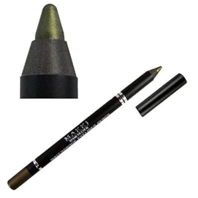 Abbildung von Makki Wasserfester Eyeliner Ultra leicht anghalt 05 Glänzend Gold Olive Grün