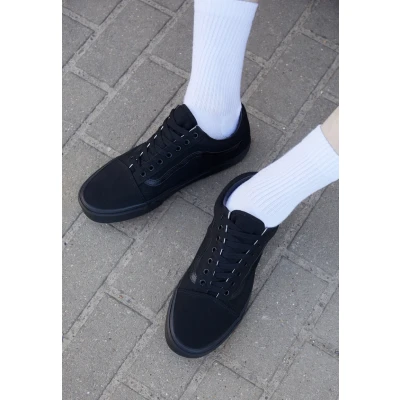 Abbildung von Vans Old Skool, VD3HBKA, Unisex Erwachsene Sneakers, Schwarz (black/black (canvas), 44 EU Ua Skool
