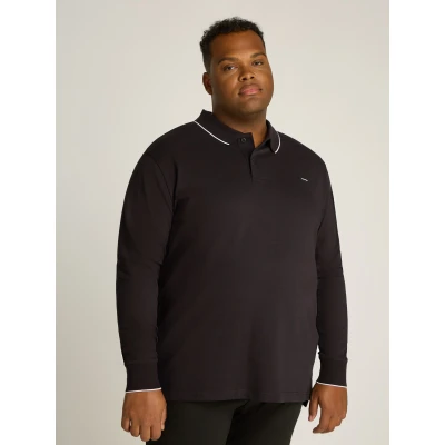Abbildung von Calvin Klein Stretch Tipping Poloshirt, Herren, Größe: XXL, Black