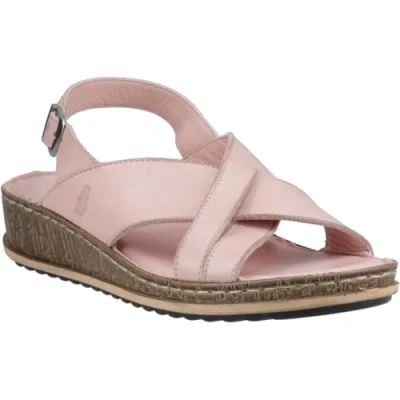 Abbildung von Hush Puppies Elena Leder Damen Blush Wedges