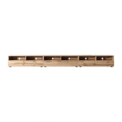 Abbildung von Selsey REDNAW TV Schrank/modernes Board mit DREI Schubladen, stehend/hängend, 300 cm breit (Wotan Eiche Matt ohne LED)