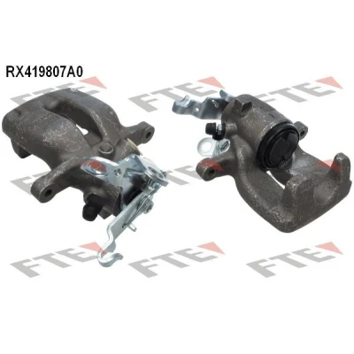 Abbildung von FTE 9290874 Bremssattel grau Aluminium Hinterachse links ohne Halter VOLKSWAGEN: GOLF 5 Schrägheck, 6, Touran I, AUDI: A3 Schrägheck