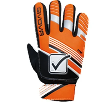 Abbildung von Givova, handschuh stop torhüter, orange fluo/schwarz, 8