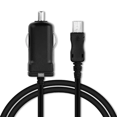 Abbildung von subtel® Qualitäts KFZ Ladekabel 1m, 2.4A / 2400mA kompatibel mit Jimwey GPS Navigation 5&quot;, 7&quot;,9&quot; (2018, 2019), 5V Mini USB 12V 24V Ladegerät Auto Netzteil Charger