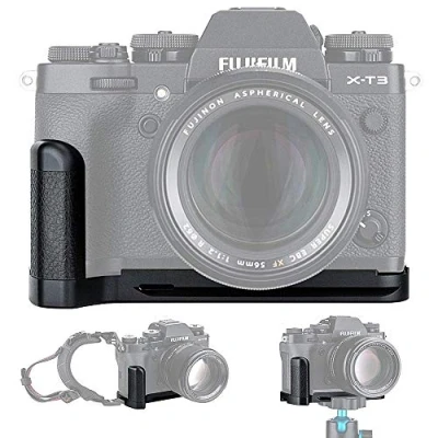 Abbildung von JJC Metall Handgriff L Platte Schnellwechselhalterung für Fujifilm Fuji X T3 T2 ersetzt MHG XT3 XT2