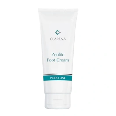 Abbildung von Clarena Zeolite Fußcreme Foot Cream Balsam zur Pflege verhornter und rissiger Fußhaut Kosmetik für Diabetiker Fördert die Regeneration der Haut 100 ml Tube