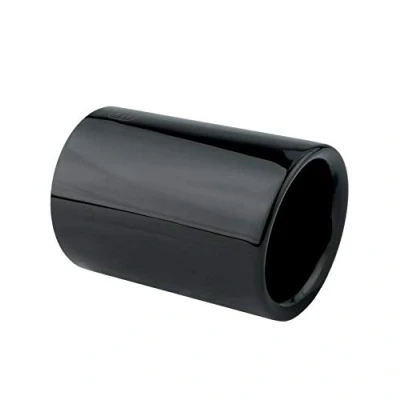 Abbildung von L&amp;P A303 1 Auspuffblende 70mm Edelstahl Schwarz poliert Black Chrom Plug&amp;Play Endrohrblenden Endrohrblende Auspuff Blende Endrohre OEM 18307610636 18307610635 18307610634