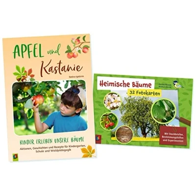Abbildung von Paket: Heimische Bäume: jeweils 1 Ex. 9783834660381 Fotokarten &quot;Heimische Bäume&quot; und 9783834660367 Buch &quot;Apfel Kastanie&quot;
