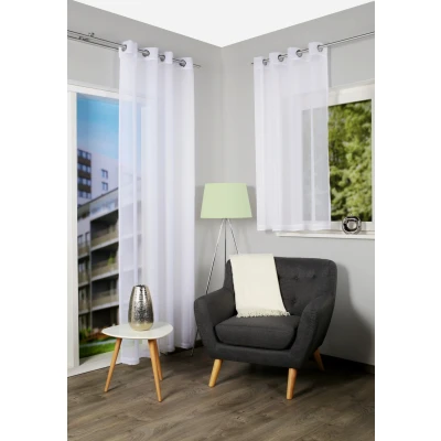 Abbildung von Home Basics Vorhang &quot;DOLLY&quot;, (2 St.), 2er Pack Ösenschal DOLLY