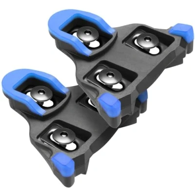 Abbildung von cyclingcolors Fahrrad Cleats kompatibel mit Shimano SPD SL blau 2 Pedalplatten Schuhplatten Pedal Rennrad