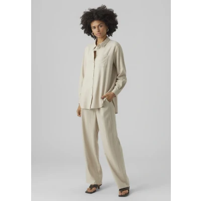 Abbildung von Vero Moda WVN GA NOOS Hemdbluse, Damen, Größe: XL, Silver lining