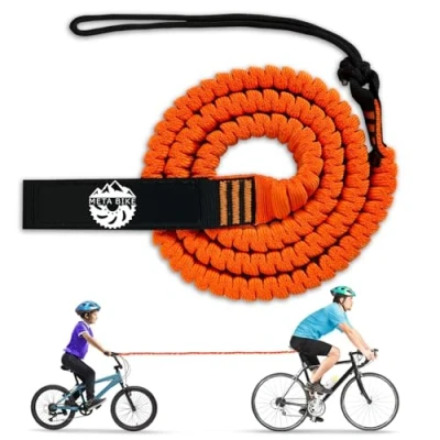 Abbildung von Meta Bike Fahrrad Abschleppseil für Kinder, 2.5M Abschleppsystem Zugseil, Traktionsseil Zugsystem Kinder &amp; Erwachsene, Kinderfahrrad Mountainbike E Woom MTB