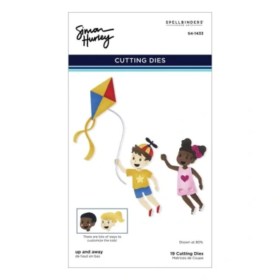 Abbildung von Spellbinders Up and Away Etched Dies (S4 1433)