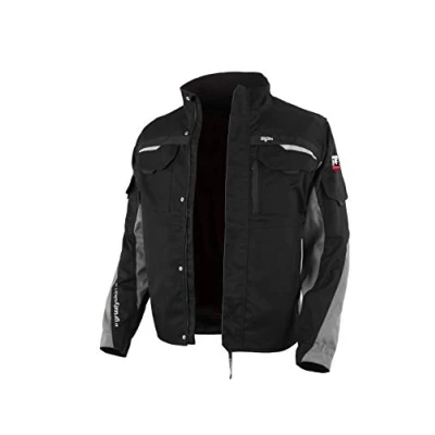 Abbildung von Qualitex Workwear Arbeitsjacke ungefütterte Handwerker Bundjacke IRON aus Lyocell, Cordura &amp; Stretch (1 St) moderne, strapazierfähige Werkstattjacke mit 12 Taschen Atmungsaktiv
