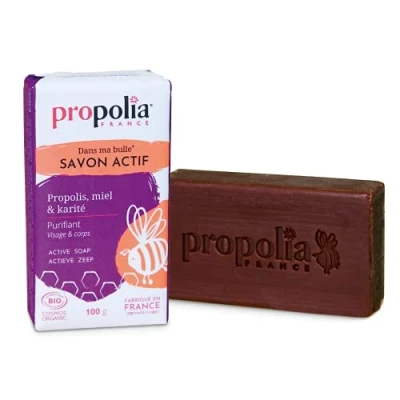 Abbildung von Seife Aktive in meiner Blase Propolis, Sheabutter &amp; Lavendel