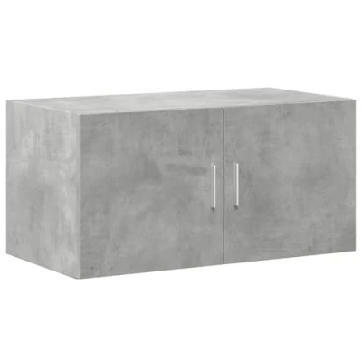 Abbildung von vidaXL Hängeschrank Wandschrank Betongrau 80x42,5x40 cm Holzwerkstoff (1 St)