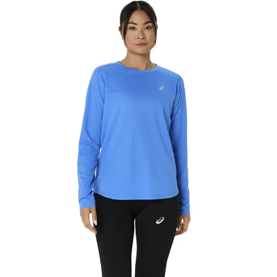 Abbildung von Asics CORE TOP Langarmshirt, Damen, Größe: Large, Blue coast