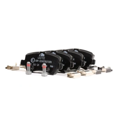 Abbildung von ATE Ceramic 13.0470 2722.2 Bremsbelagsatz VOLVO: S80 II, V70 3, V60 I, LAND ROVER: Freelander 2 SUV, Range Rover Evoque, FORD: Galaxy Mk2 MPV