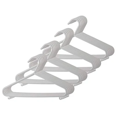Abbildung von Bieco Kleiderbügel Kinder 32 St. Grau Länge ca 30 cm Baby bügel Organiser größentrenner