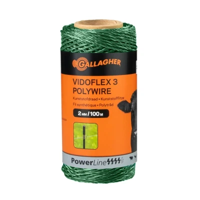 Abbildung von Weidezaunseil Vidoflex 3 cord grün, 100m, Gallagher