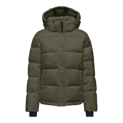 Abbildung von ONLY Damen Onlann Premium Puffer JKT Regular OTW Steppjacke, Braun, M