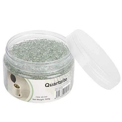 Abbildung von Glas Sterilisator Perlen, Glaskugeln für Nagelsterilisatorbox, Glasperlen 500g Klarglas Bälle Hochtemperatur Nagel Box Silica Sand Perlen