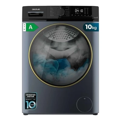 Abbildung von Cecotec Waschmaschine 10Kg Frontlader Bolero DressCode 10610 Inverter Ice Blue A 1400 U/min, Steam Max, Plus Motor, 15Prog, OnSmart, Smooth Wash, Stop&amp;Go, Antibakterielle Dichtung, Drum Clean