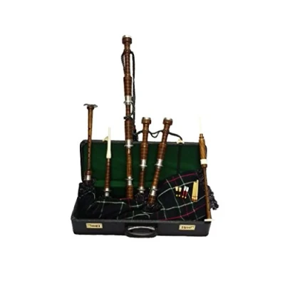 Abbildung von Great Highland Dudelsack Palisander mit Hartschalenkoffer, Silber Halterungen, Mackenzie
