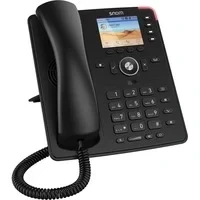 Abbildung von Snom D713 IP Telefon, SIP Tischtelefon (2,8&quot; TFT Farbdisplay 320 x 240 Pixel, 4 Programierbare Tasten LED, 6 Identitäten, 2 Gigabit mit PoE, Extra RJ9 Headset port), Schwarz, 00004582