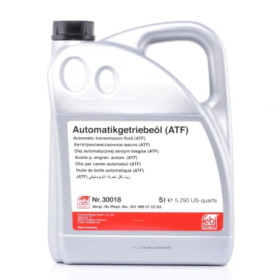 Abbildung von FEBI BILSTEIN 30018 Automatikgetriebeöl ATF III 5 Rot MERCEDES BENZ: Sprinter 2 T Bus, 190, W124 Limousine, FORD: FOCUS 3 Turnier, Ranger Mk2, KUGA
