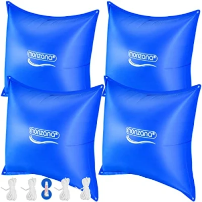 Abbildung von monzana Pool Poolkissen (5 tlg), 4x Winter XL Chlorbeständig Seil PVC Verstärktes Material