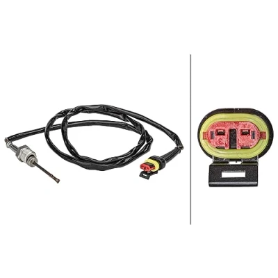 Abbildung von HELLA 6PT 358 181 381 Sensor, Abgastemperatur nach Katalysator
