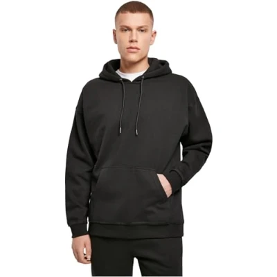 Abbildung von Build Your Brand Men&#039;s BY074 Oversize Hoody Hoodie, Black, XL