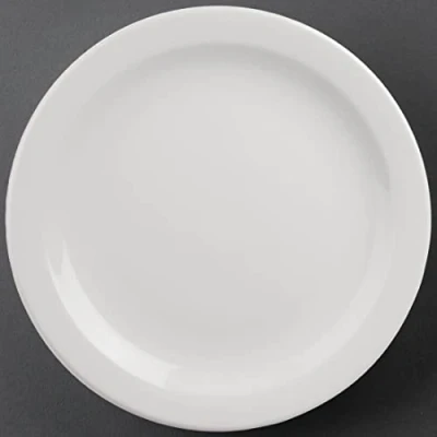 Abbildung von Athena Hotelware cf365 Hotel Ware schmal mit Rand, 284 mm Durchmesser, 27,9 cm (Pack von 6)