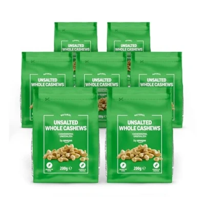 Abbildung von by Amazon Cashewkerne Ungesalzen 200g, 7 Stück