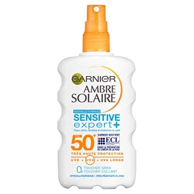 Abbildung von Garnier Sonnenschutzspray Ambre Solaire Sensitive Expert+ Sonnenspray LSF 50+, 200 ml