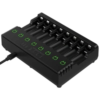 Abbildung von Venom Wiederaufladbare AA /AAA Batterie, 8 Wege Ladestation
