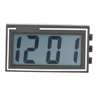 Abbildung von Zerone Kleine Digitale Auto Armaturenbrett Uhr für Autos, LCD Bildschirm, Zeit und Datumsanzeige, zum Aufkleben, mit Halterung
