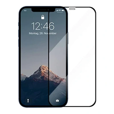 Abbildung von Woodcessories Japanisches 3D Schutzglas kompatibel mit iPhone 12/12 Pro