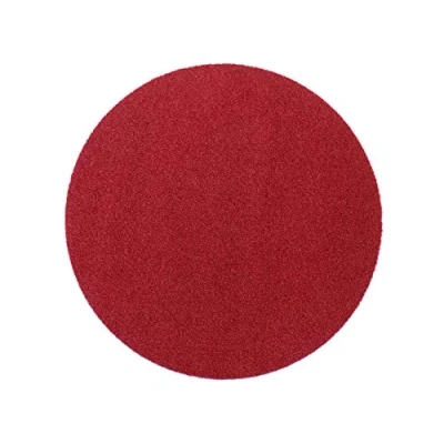 Abbildung von Primaflor Ideen in Textil Weihnachtsbaum Unterlage Ruby Rot, 50cm, Tannenbaum Bodenschutz Matte, Runder Teppich aus Kunstrasen, Eventteppich