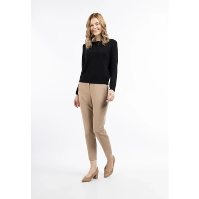 Abbildung von DREIMASTER Klassik Women&#039;s Knit Sweater XS/S / Schwarz 52% Viskose 28% Polyester 20% Polyamid