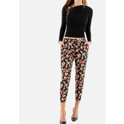 Abbildung von ICHI Stoffhose, Damen, Größe: Large, Noir