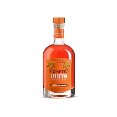 Abbildung von Mionetto Aperitivo, 11 vol.%, mitreißender bittersüßer Geschmack nach Orange, Citrus und ausgewählten Botanicals
