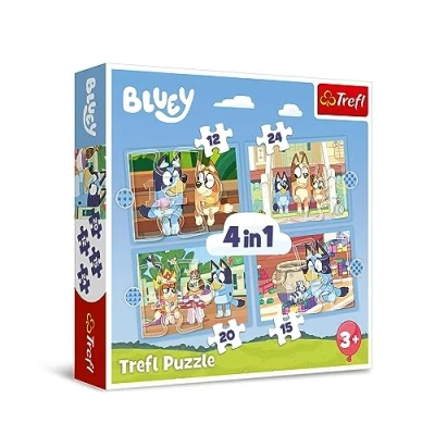 Abbildung von 4 in 1 Puzzle Bluey