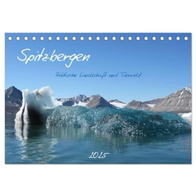 Abbildung von Spitzbergen (Tischkalender 2025 DIN A5 quer), CALVENDO Monatskalender