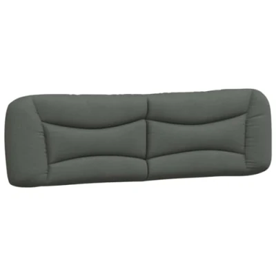 Abbildung von vidaXL Kopfteil Kissen Dunkelgrau 180 cm Stoff, (1 St)