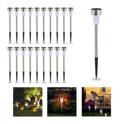 Abbildung von relaxdays Gartenleuchte 20 x LED Solarleuchte weißes Licht