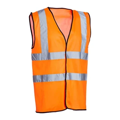 Abbildung von Blackrock Herren Warnweste, Orange, 6XL