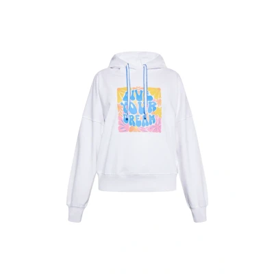 Abbildung von myMo Cobranded WITH Ebeeza Kapuzenpullover, Damen, Größe: 38, Weiss
