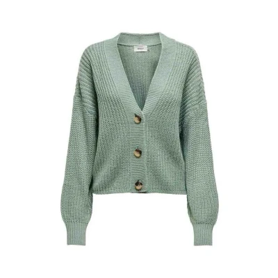 Abbildung von ONLY Onlcarolspring LS Strickjacke, Damen, Größe: XS, Chinois green